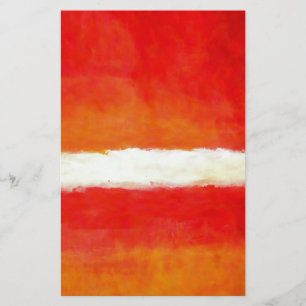 Modern Abstrakt Art - Rothko Stil Brevpapper