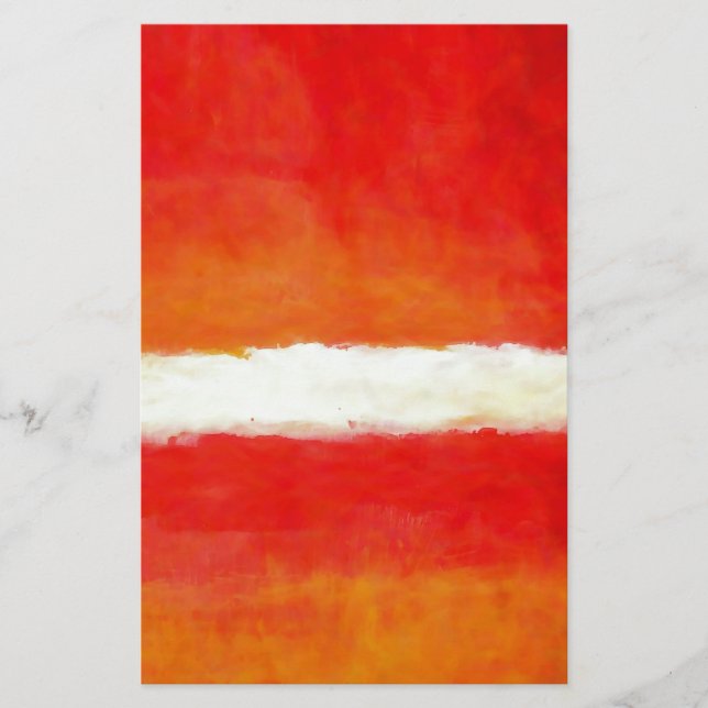 Modern Abstrakt Art - Rothko Stil Brevpapper (Framsida)