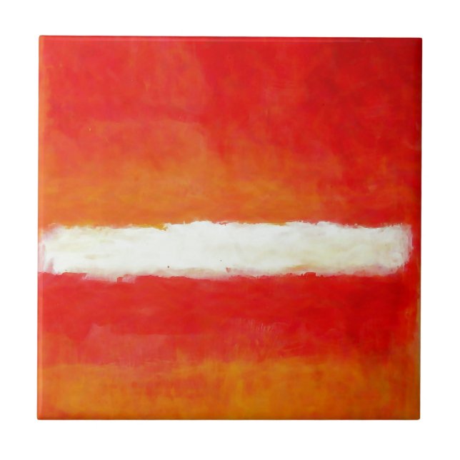 Modern Abstrakt Art - Rothko Stil Kakelplatta (Framsidan)