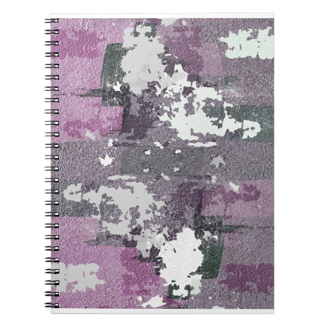 Modern Abstrakt Art Spiral bärbar dator Anteckningsbok (Framsidan)