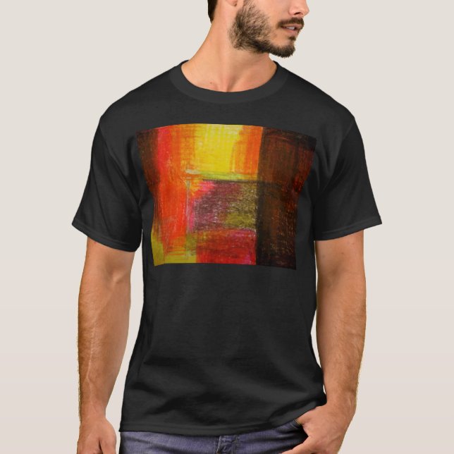 Modern Abstrakt Art Tee (Framsida)