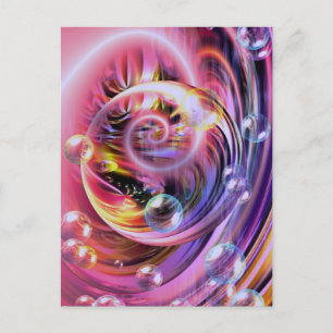 Modern Abstrakt Art Vykort