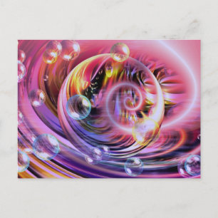 Modern Abstrakt Art Vykort
