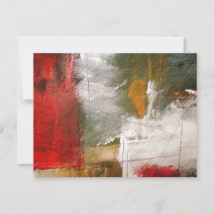 Modern Abstrakt Art Vykort
