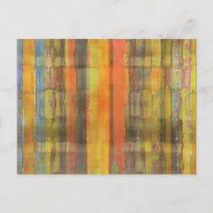 Modern Abstrakt Art-vykort Vykort