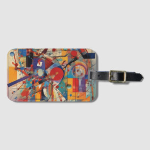 Modern Abstrakt Artwork Bagagebricka