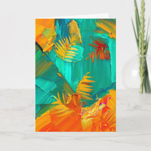 Modern Abstrakt Artwork blank Kort