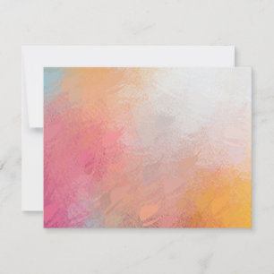 Modern Abstrakt Artwork blank template Colorful Anteckningskort