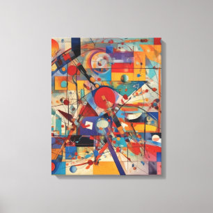 Modern Abstrakt Artwork Canvastryck