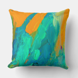 Modern Abstrakt Artwork Kudde