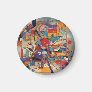 Modern Abstrakt Artwork Magnet