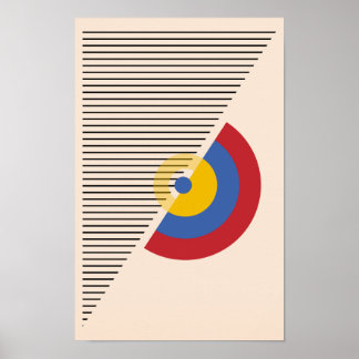 Modern Abstrakt Bauhaus Printable Deco Wall Art Poster