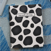 Modern Abstrakt Black Leopard Mönster Leather