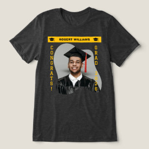 Modern Abstrakt Blob Geometri Foto Grad Fester Tr T Shirt