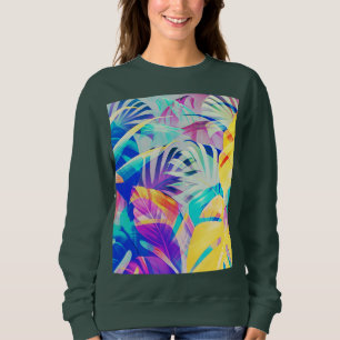 Modern Abstrakt Blommig Pastellfärg T Shirt