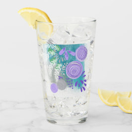 Modern Abstrakt Blommigt Glaskopp