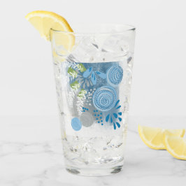 Modern Abstrakt Blommigt Glaskopp