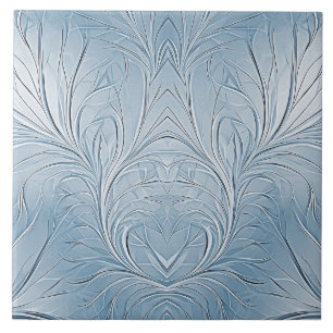 Modern Abstrakt Blue Ceramic Tile Kakelplatta