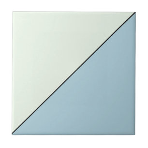 Modern Abstrakt Blue Geometric Triangle Kakelplatta