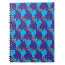 Modern abstrakt BLUE och röd regnbåge faller mönst