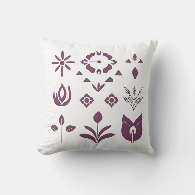 Modern Abstrakt Boho Dekorativ kudde - Minimalisti (Framsida)
