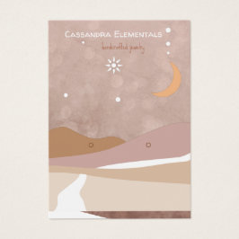 Modern Abstrakt Boho Visitkort