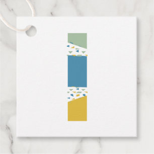 Modern Abstrakt Bokstav L Monogram Personlig Gåvor Etiketter