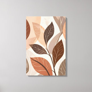 Modern Abstrakt Botanical Wall Art Print. Canvastryck
