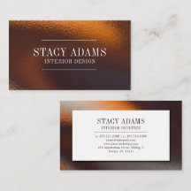 Modern Abstrakt Bronze Foliage