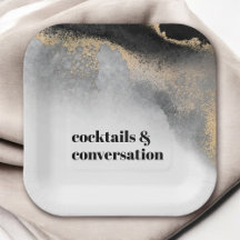 Modern Abstrakt Cocktails och Conversation Party