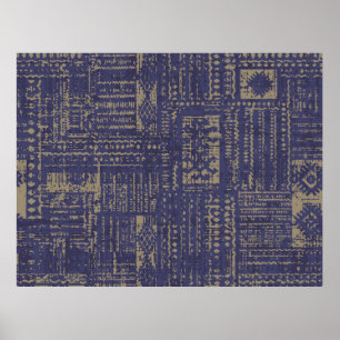 Modern abstrakt, contemporary yta mönster desi poster