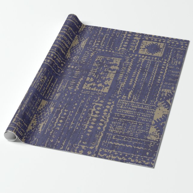 Modern abstrakt, contemporary yta mönster desi presentpapper (Utrullad)