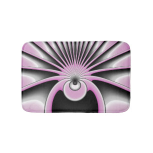 Modern Abstrakt Crazy Fractal Art Mönster Badrumsmatta