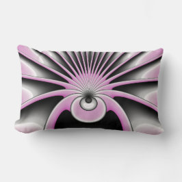 Modern Abstrakt Crazy Fractal Art Mönster Lumbarkudde