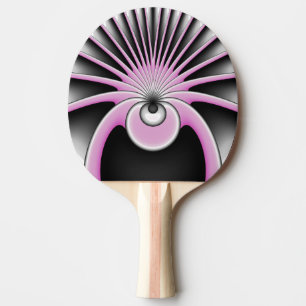 Modern Abstrakt Crazy Fractal Art Mönster Pingisracket