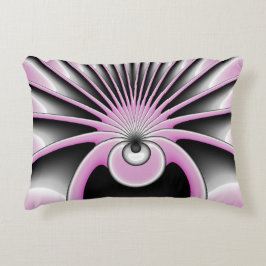 Modern Abstrakt Crazy Fractal Art Mönster Prydnadskudde