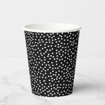 Modern Abstrakt Cute Polka Dot Black and White