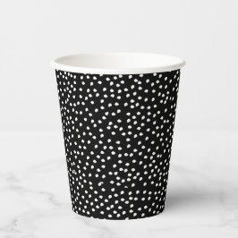 Modern Abstrakt Cute Polka Dot Black and White