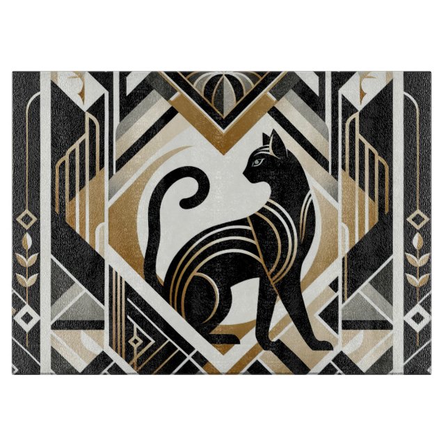 Modern Abstrakt Decorative Cat CIT-skärning (Framsidan)