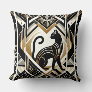 Modern Abstrakt Decorative Cat Dekorativ kudde