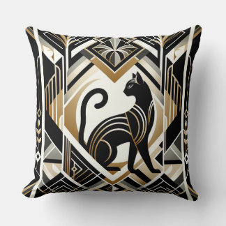 Modern Abstrakt Decorative Cat Dekorativ kudde