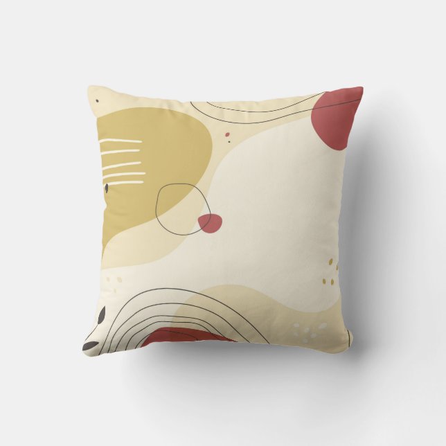 Modern Abstrakt Dekorativ kudde (Baksida)