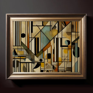 Modern abstrakt design 4:5 poster