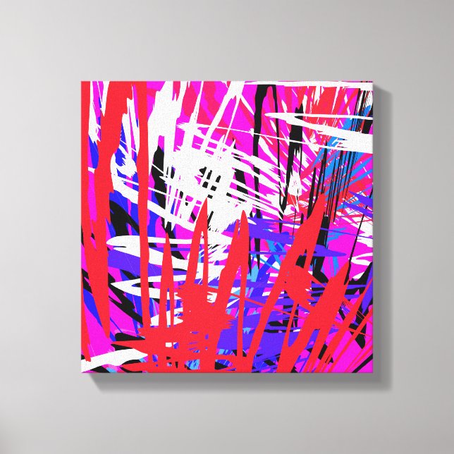 Modern abstrakt design  canvastryck (Framsida)