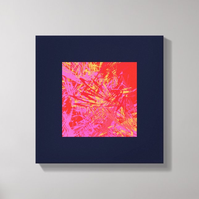 Modern abstrakt design  canvastryck (Framsida)