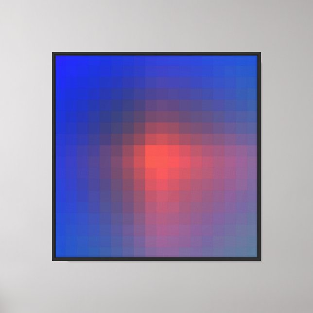 Modern abstrakt design canvastryck (Framsida)
