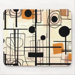 Modern abstrakt design, dynamiskt linjer Dekorativ Musmatta