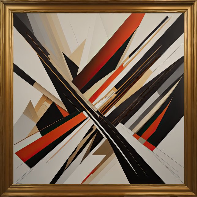Modern abstrakt design Futurism III Poster (Skapare uppladdad)