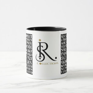 Modern abstrakt design mugg