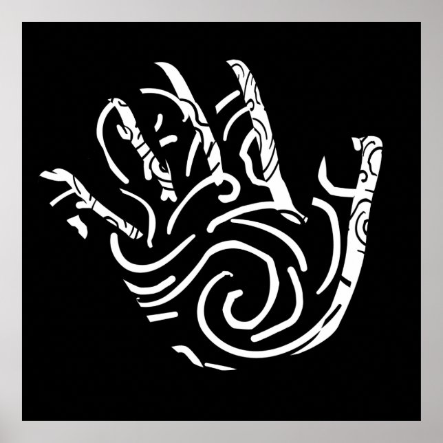 modern abstrakt design poster (Framsidan)